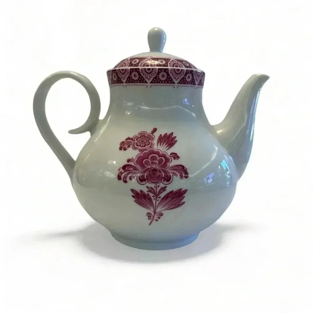 Vintage Porcelain Teapot Bohemian Style